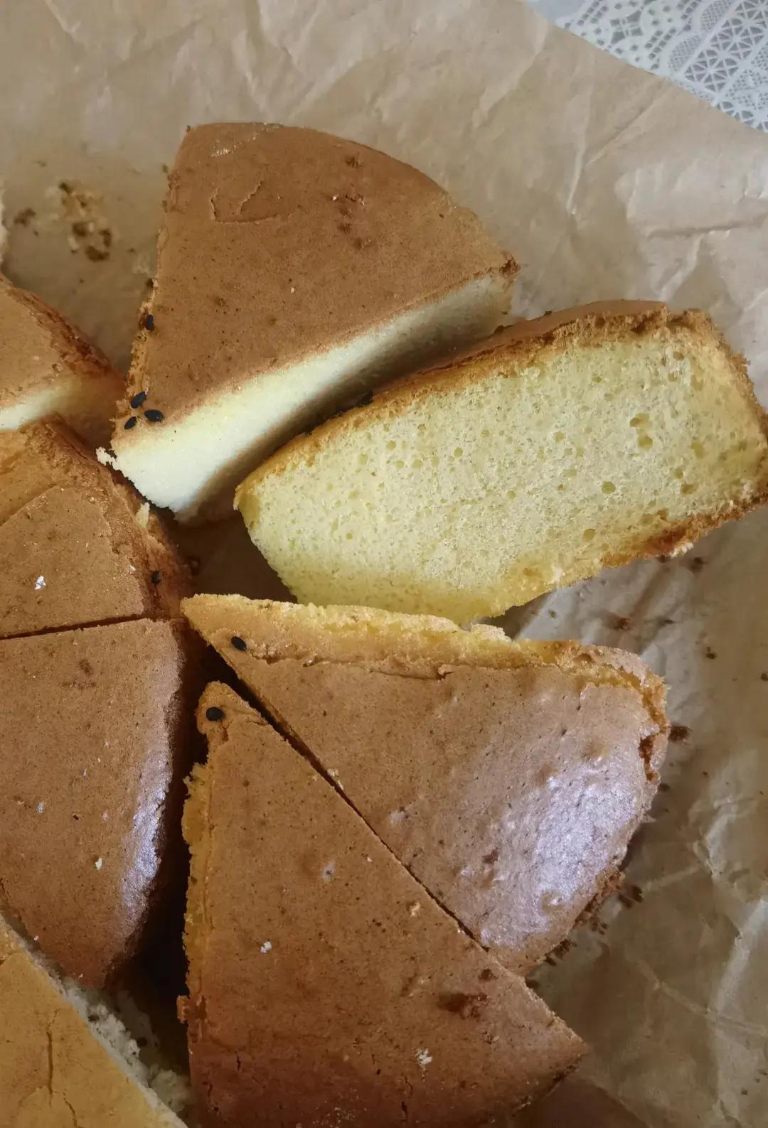 最容易的戚风蛋糕之——纯蛋黄戚风