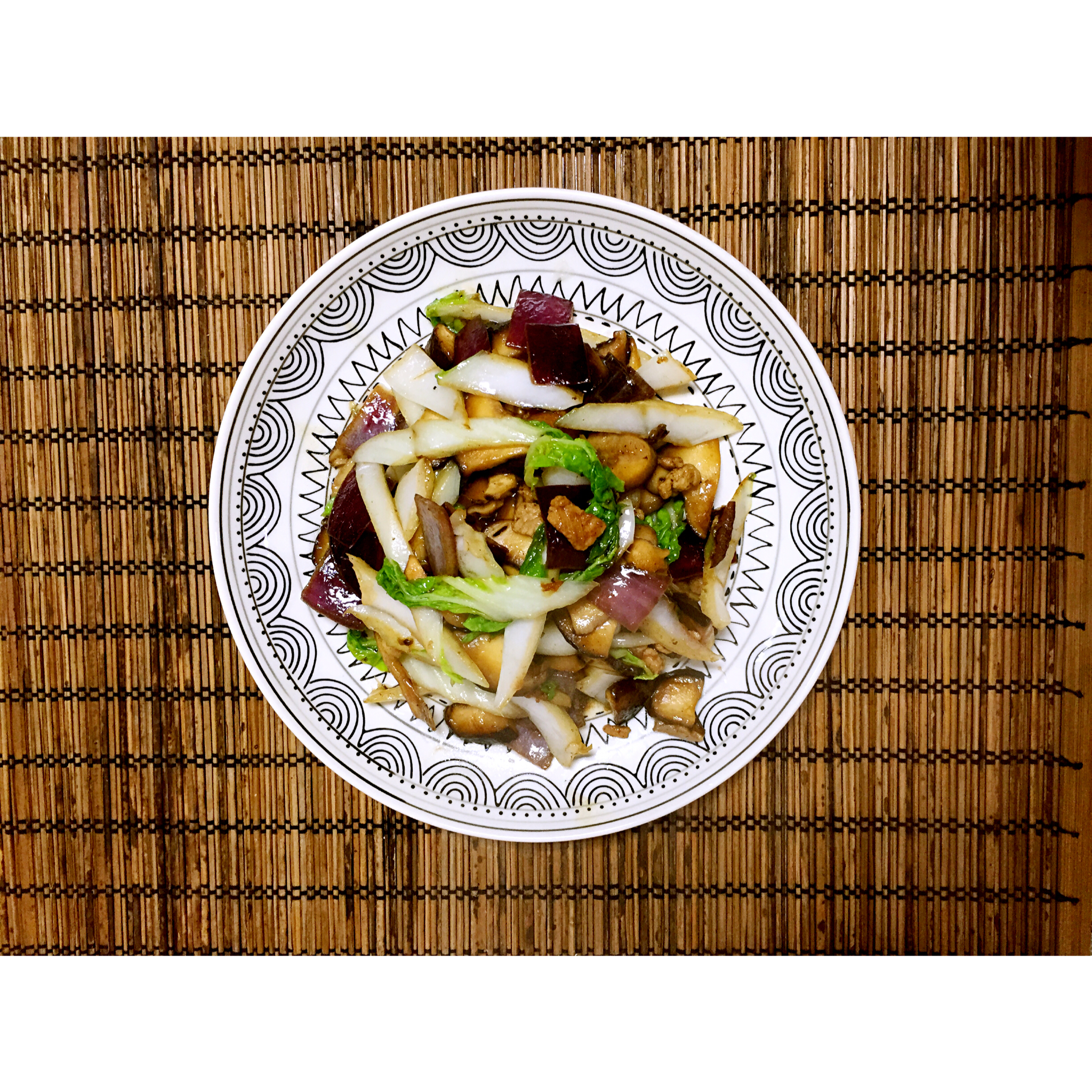 素菜也可以这么美—荷塘小炒