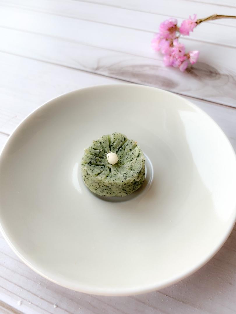 家庭制作和菓子豆沙小点心