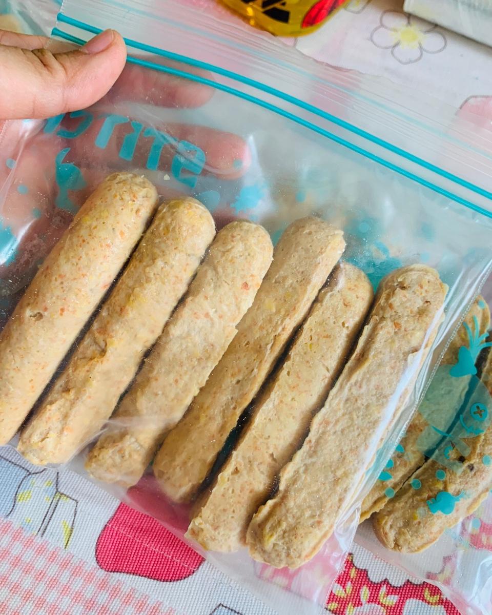 减脂脆皮鸡肉玉米肠（宝宝也能吃）