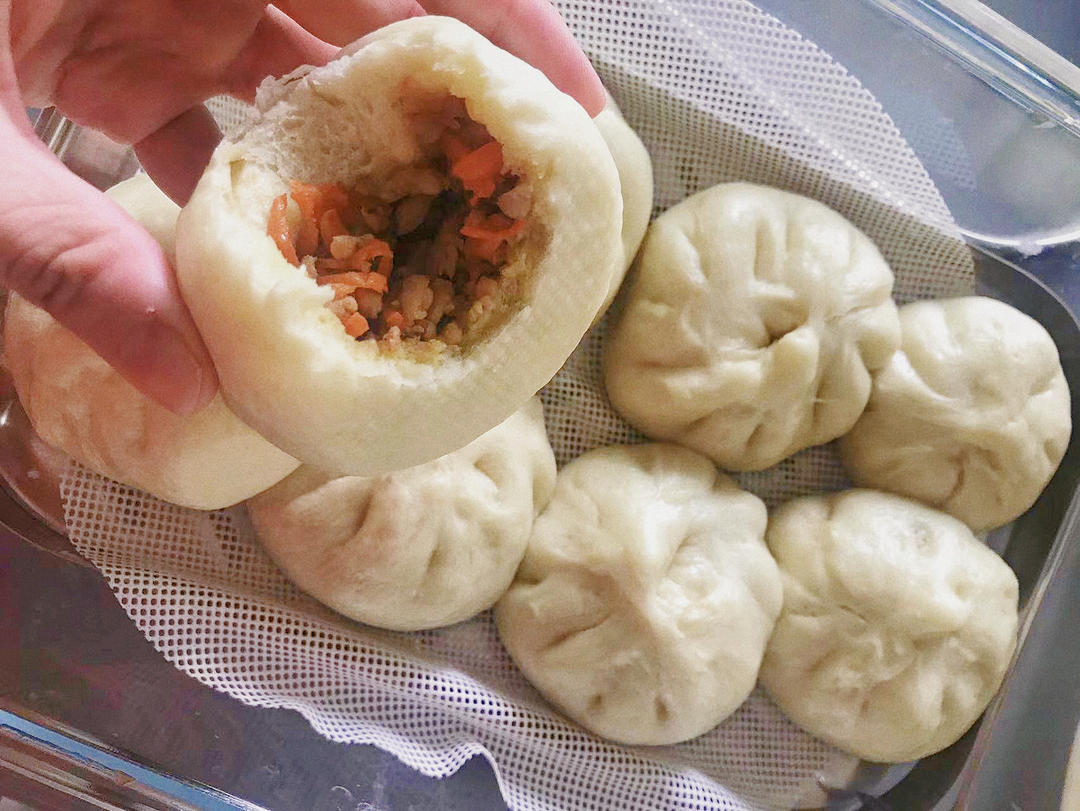 宝宝最爱的胡萝卜肉包