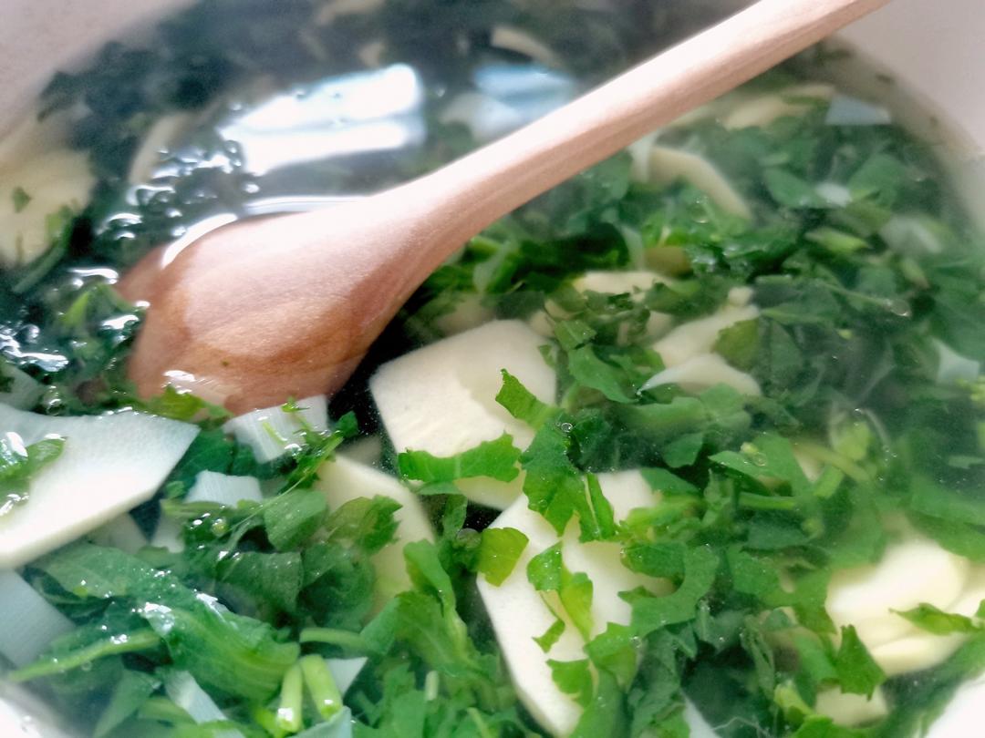 荠菜笋片羹