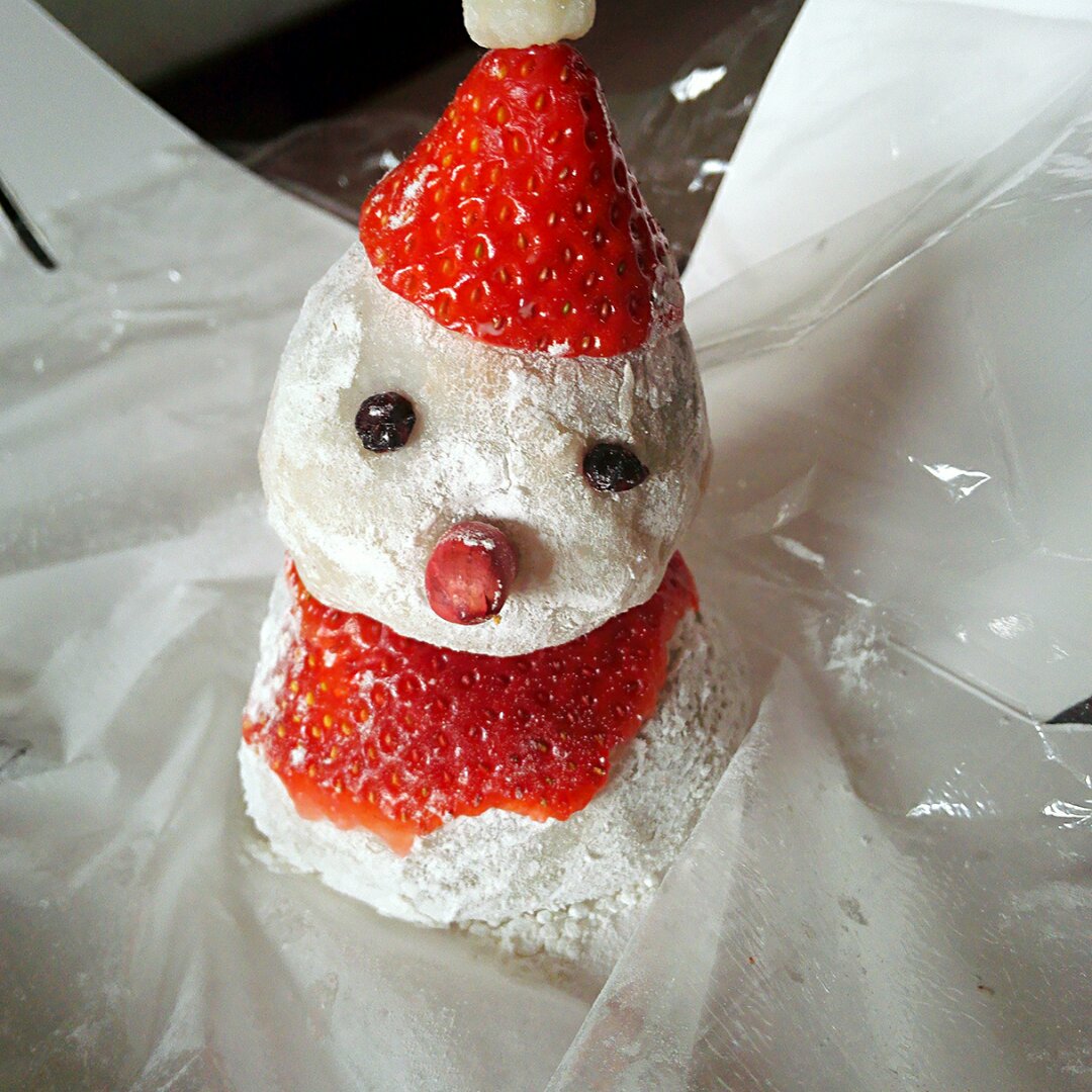 圣诞草莓大福