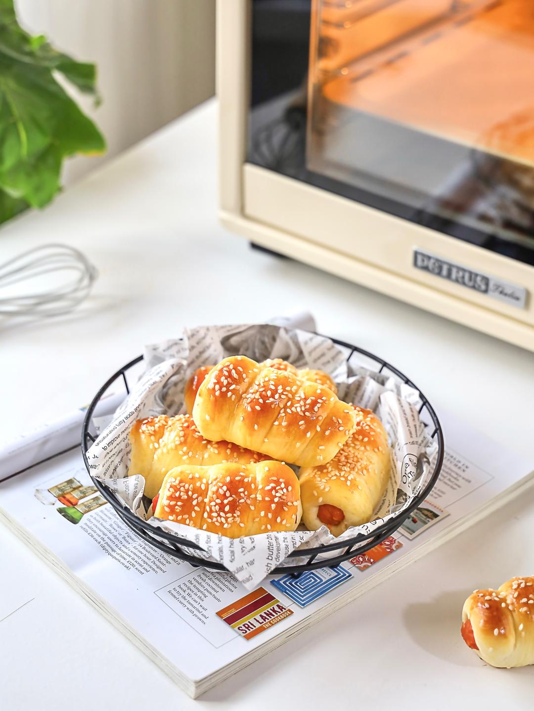 火腿肠仔包的做法