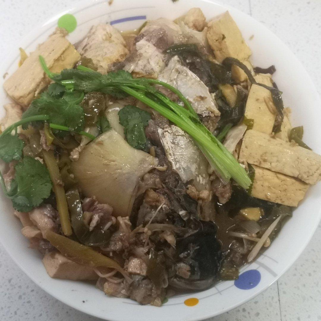 #低脂零失败#红烧草鱼头炖豆腐