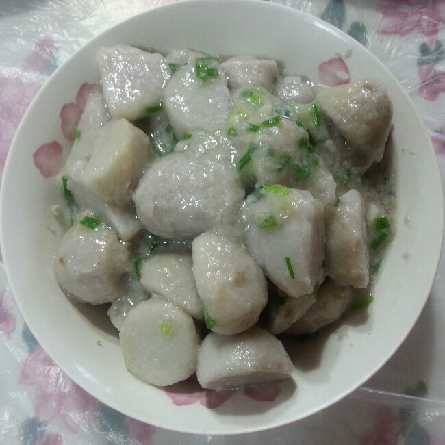 juliesunli做的葱油芋艿