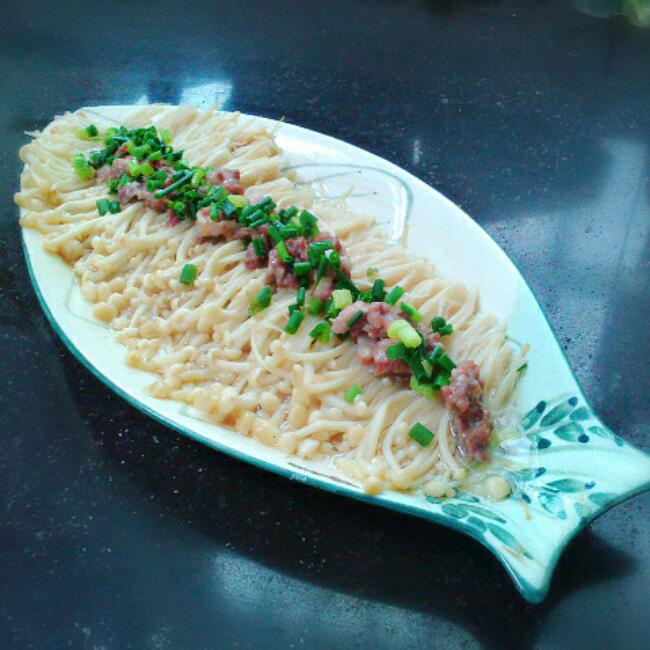 油泼金针菇