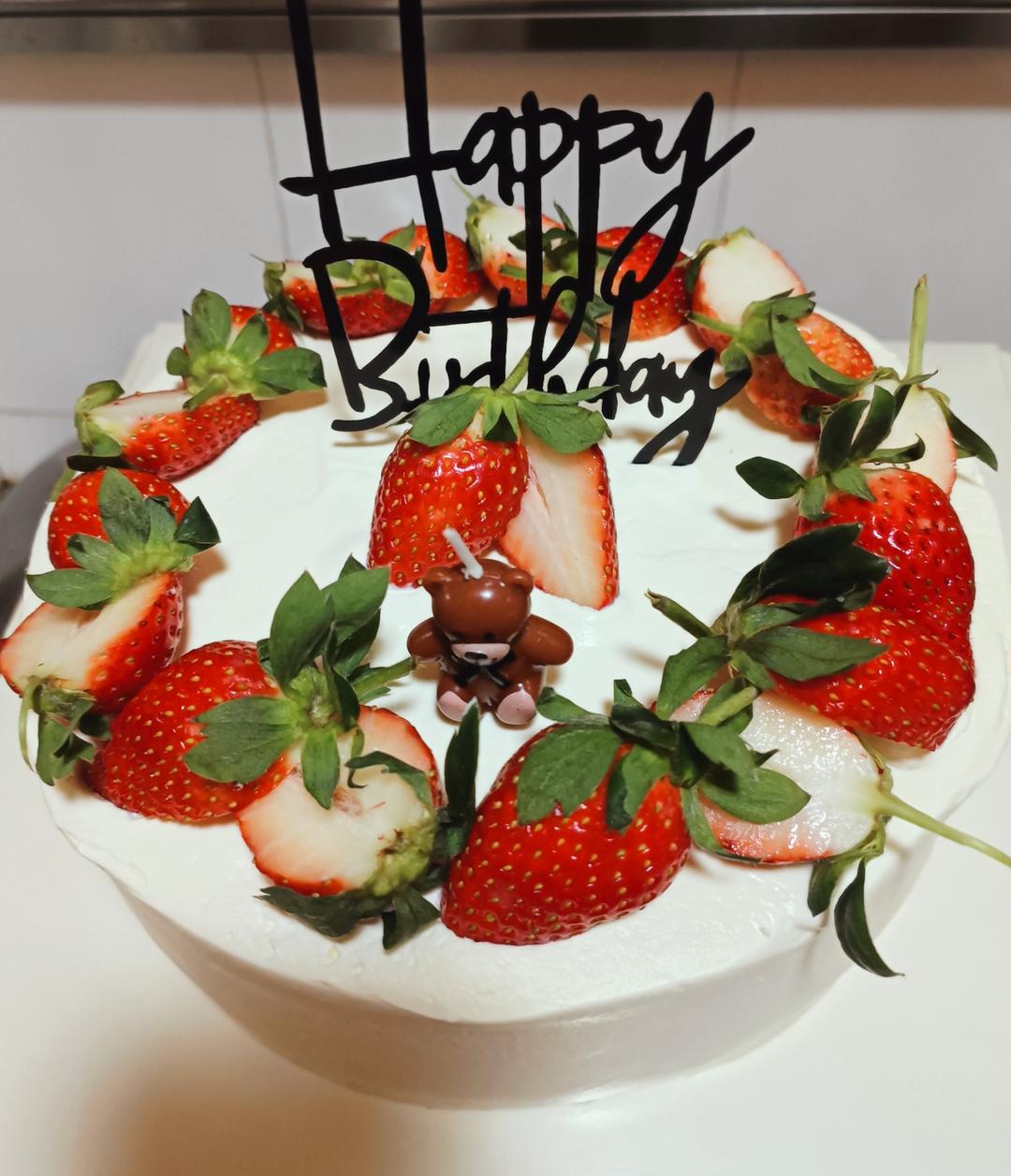 草莓生日奶油蛋糕（八寸）