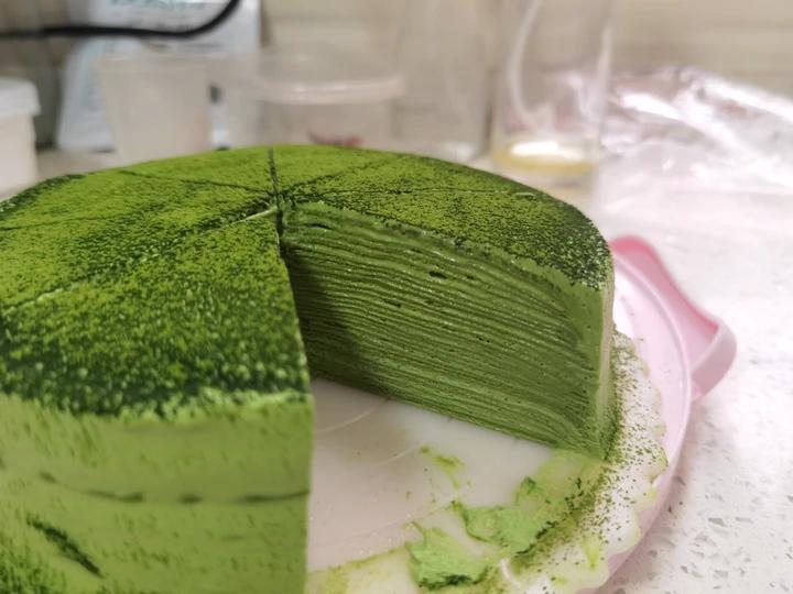 抹茶千层～最棒的配比
