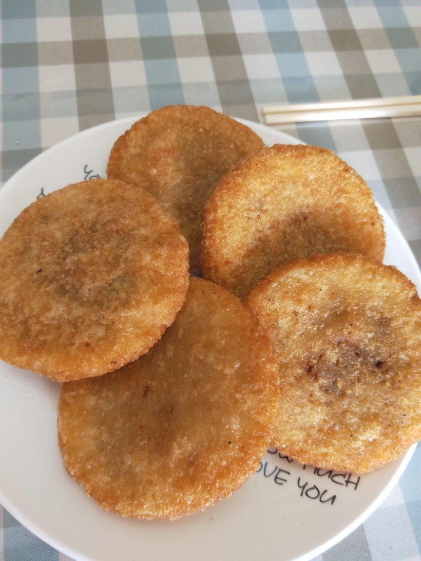 手机用户73848ir5做的东北油炸糕糯米粉豆沙馅儿不翻车很简单