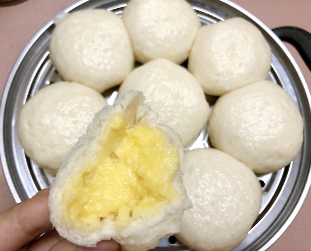 奶黄馅儿和奶黄包
