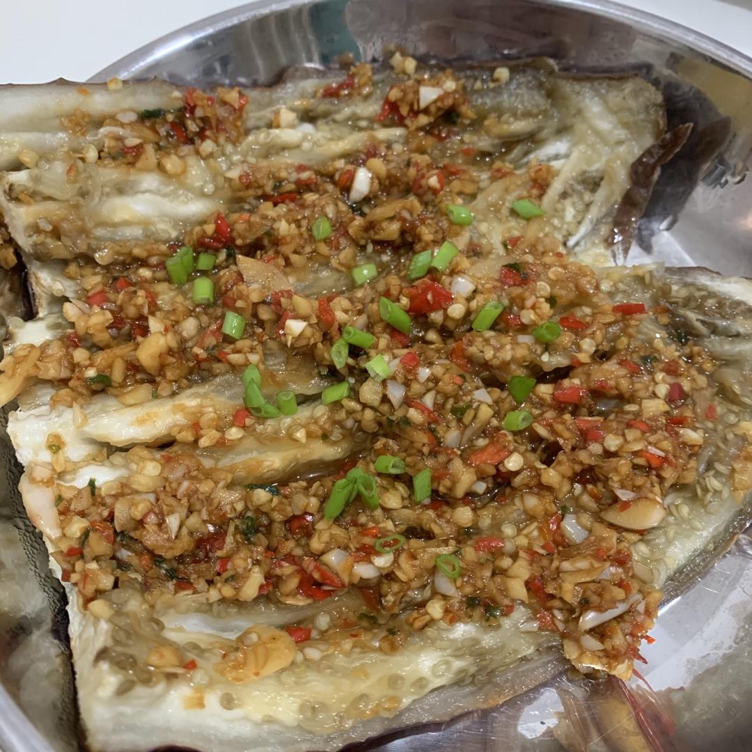 超级下饭的飘香剁椒蒜蓉蒸茄子🍆