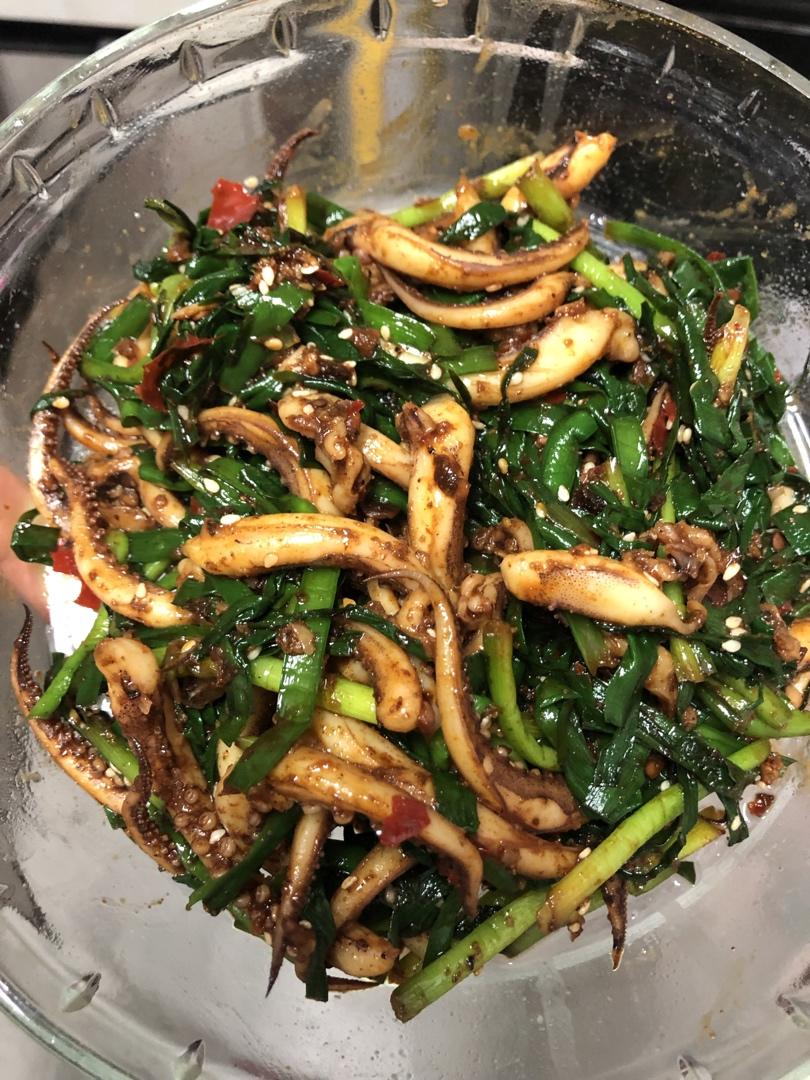 米饭杀手💥孜然酱爆鱿鱼须🦑超级简单快手