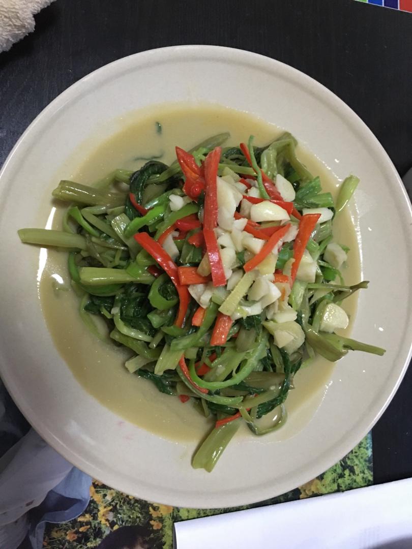 腐乳空心菜，好吃还减肥