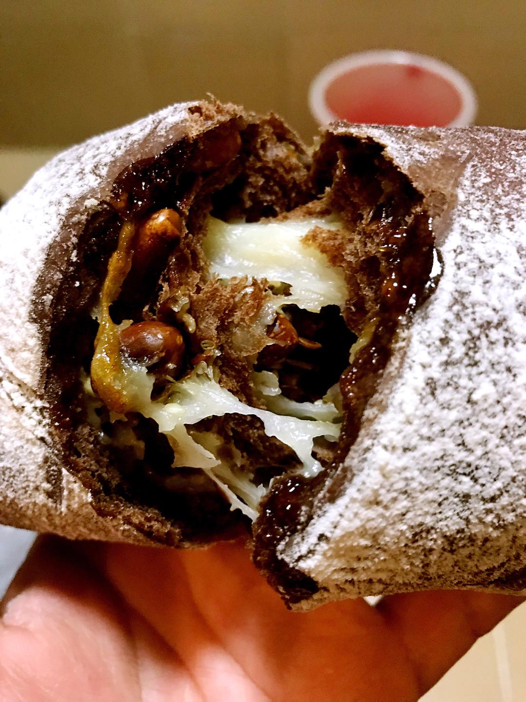 可可麻薯软欧包