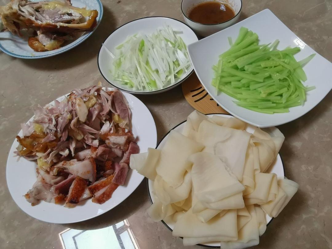 Q弹春卷皮、烤鸭饼皮