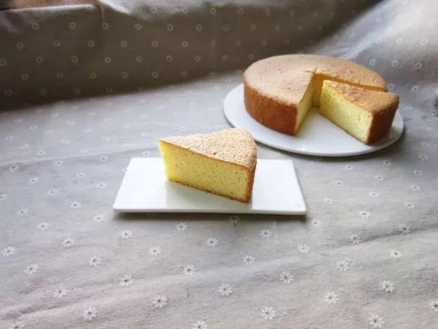 全蛋海绵蛋糕(八寸配方)