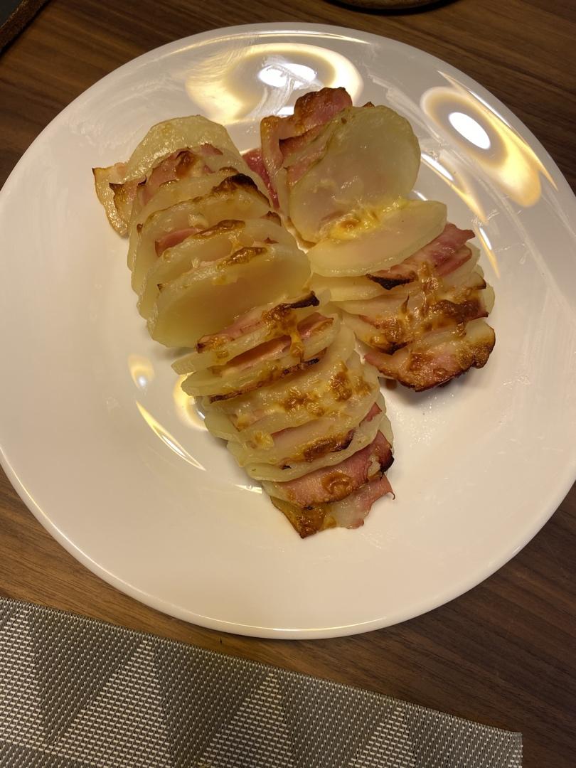 芝士培根风琴土豆