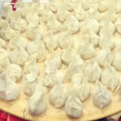 鲜虾仙贝香菇饺子