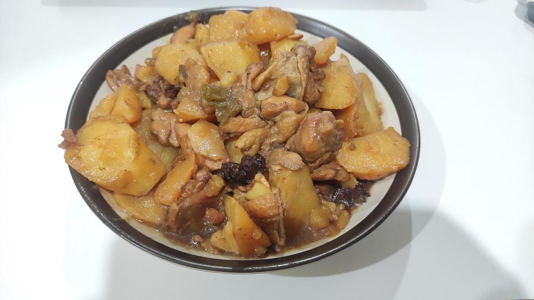 东北家常菜 红烧鸡腿炖土豆