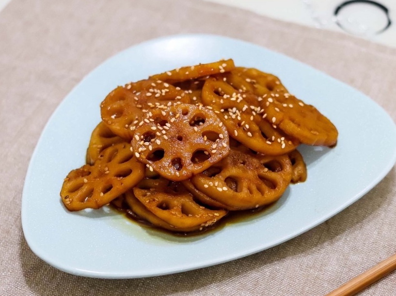 韩国婆婆的藕片小菜的做法