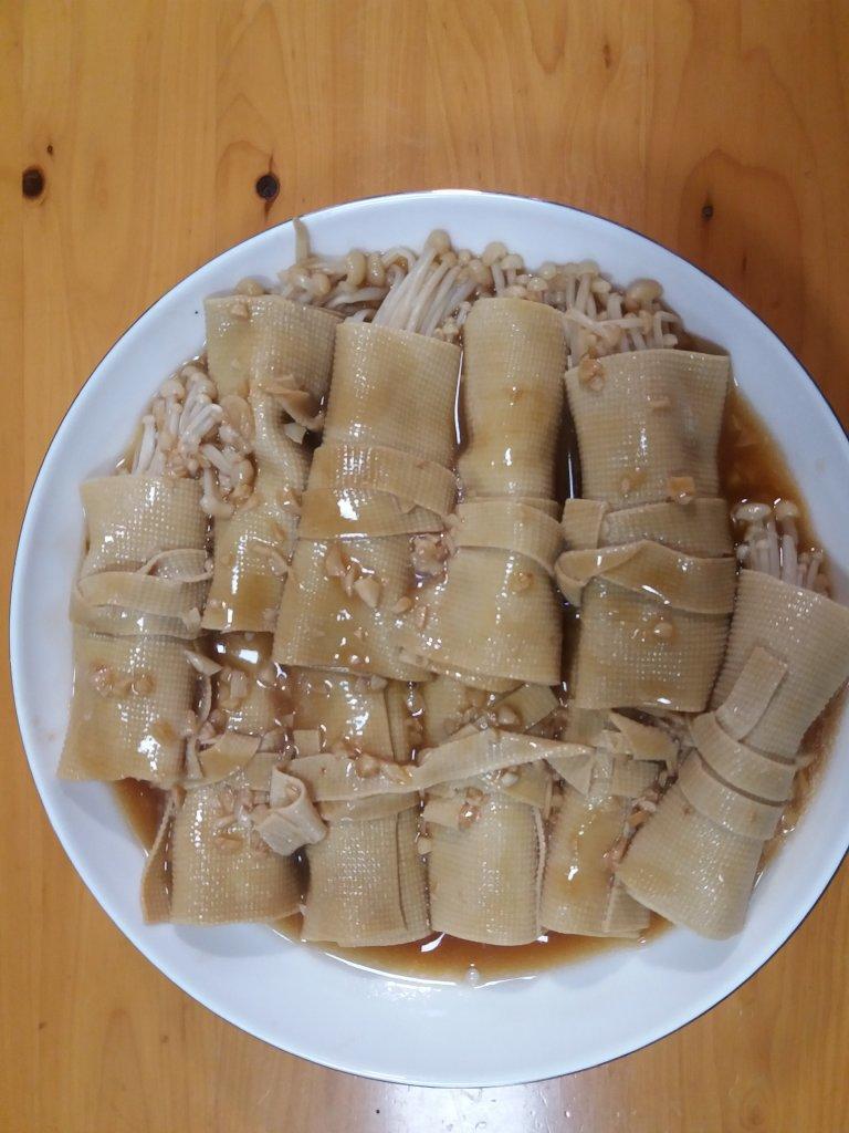 豆腐皮金针菇🌶减肥绝配