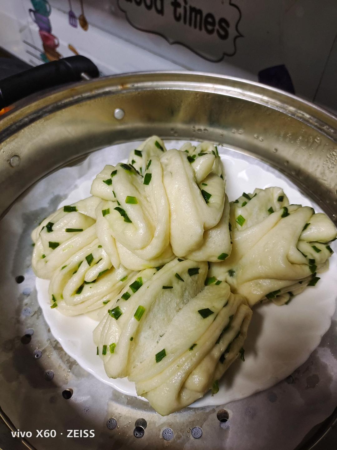 葱香花卷（简易版教程）