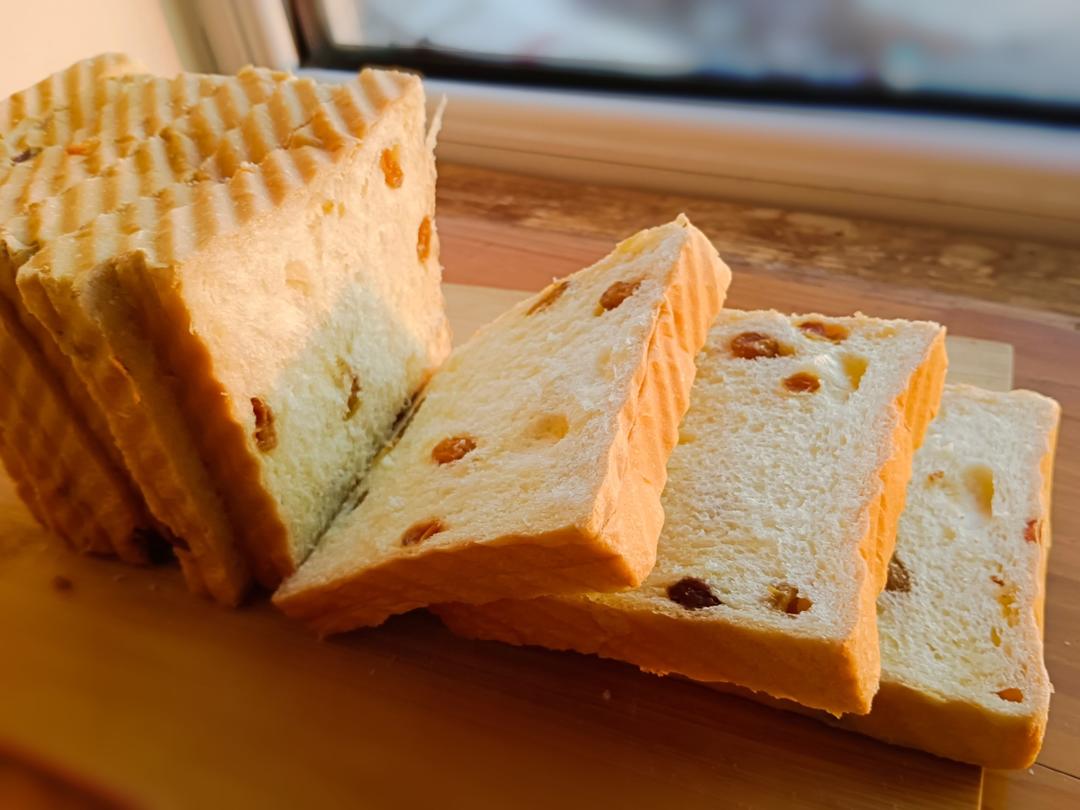葡萄干吐司（超级拉丝一次性发酵）