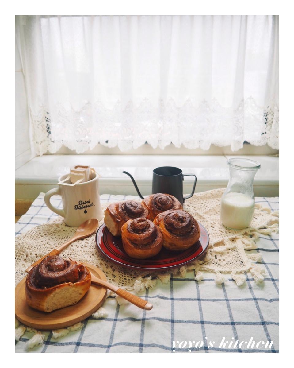 【曼食慢语】肉桂面包卷