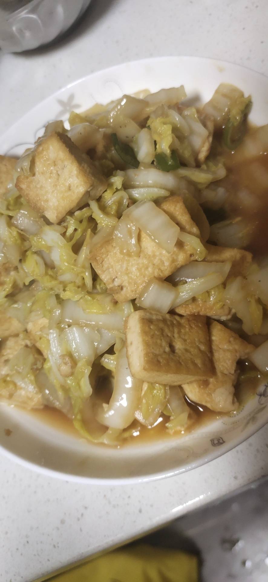 蚝油白菜豆腐