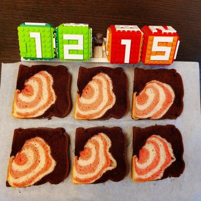 巧克力圈圈蛋糕吐司