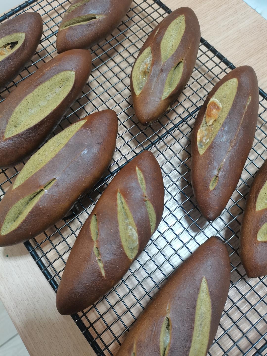 一口封神的抹茶奶酥碱水