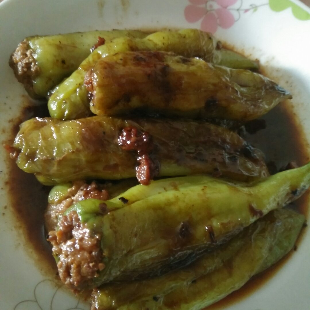 糖醋青椒酿肉