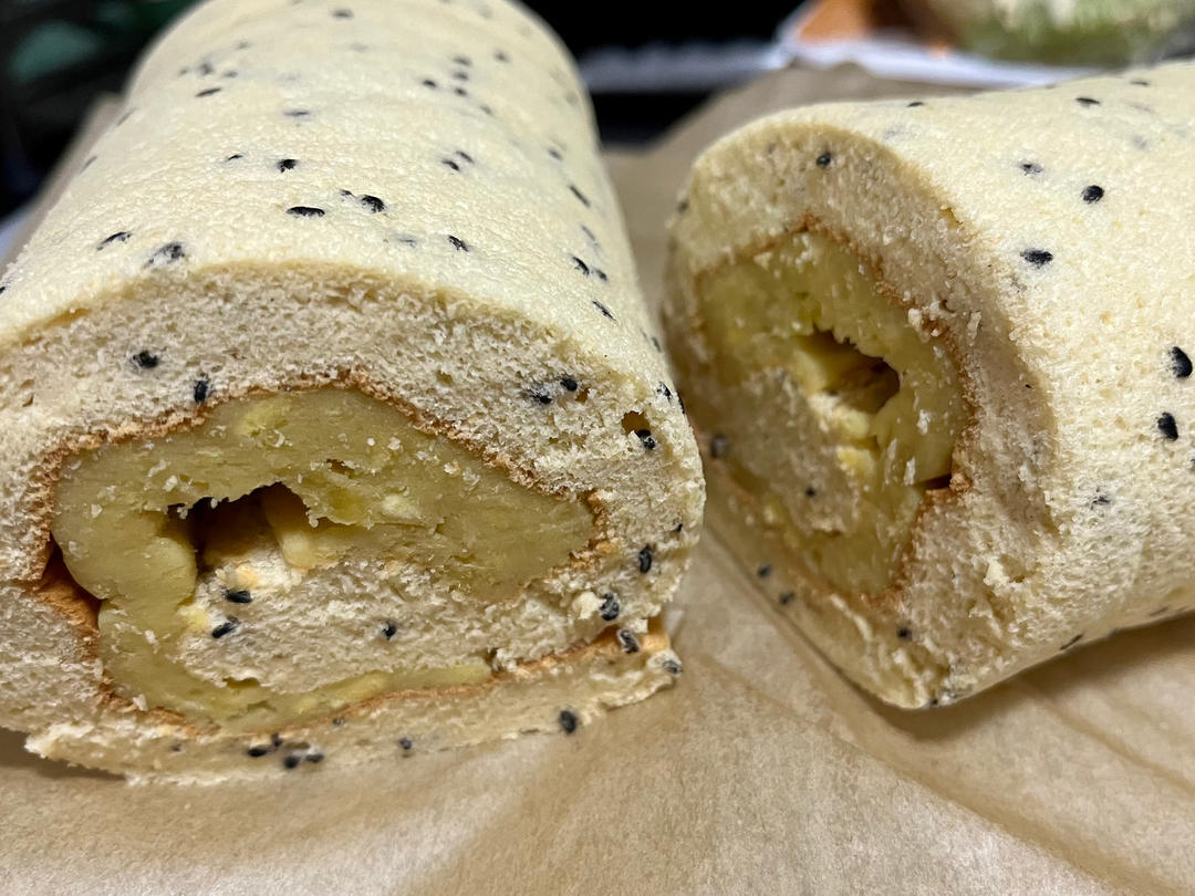 中岛老师红薯蛋糕卷