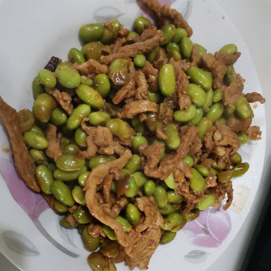 超级下饭菜：毛豆炒肉