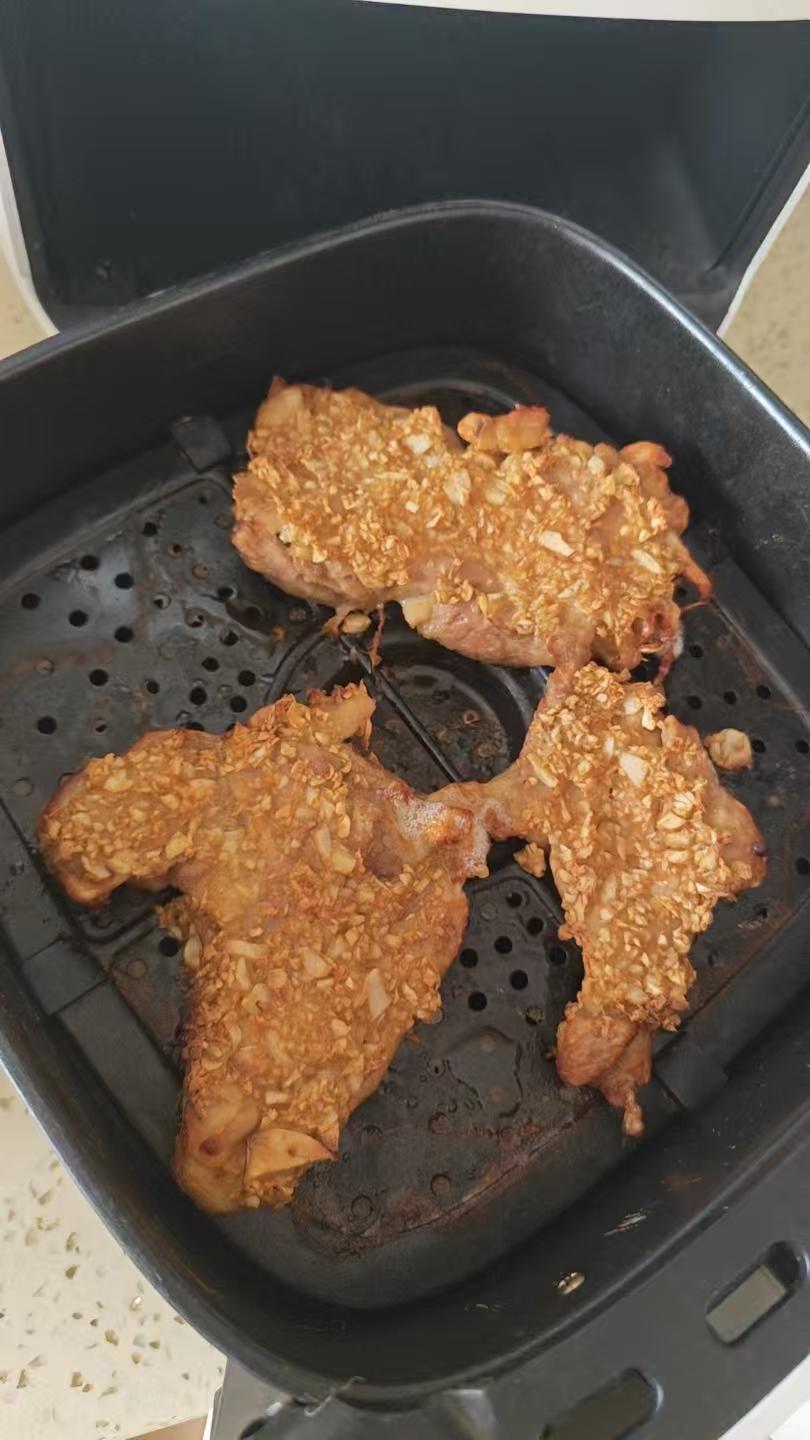 空气炸锅蒜烤鸡腿