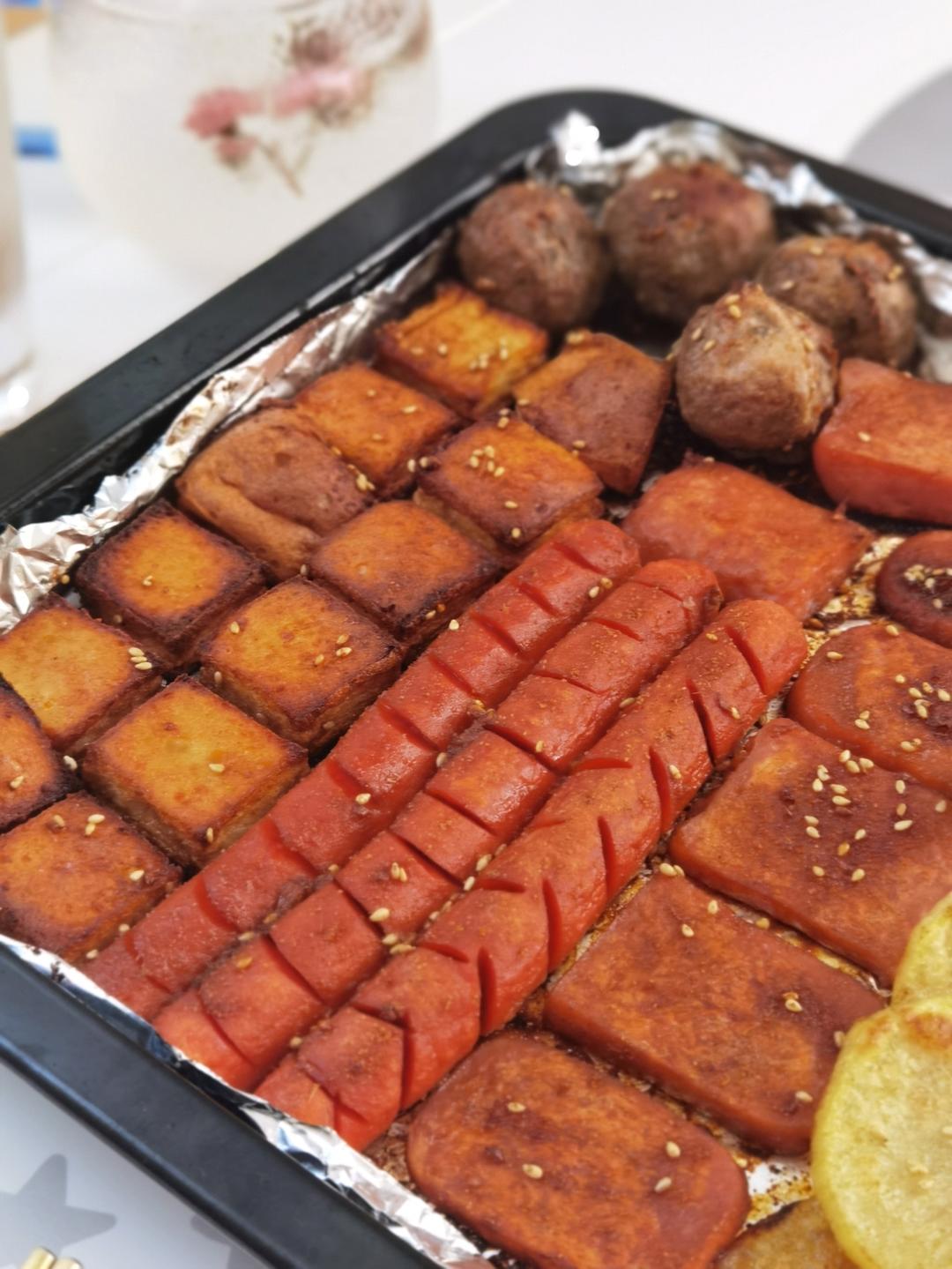 自制烤箱版烧烤，简单好吃过烧烤摊