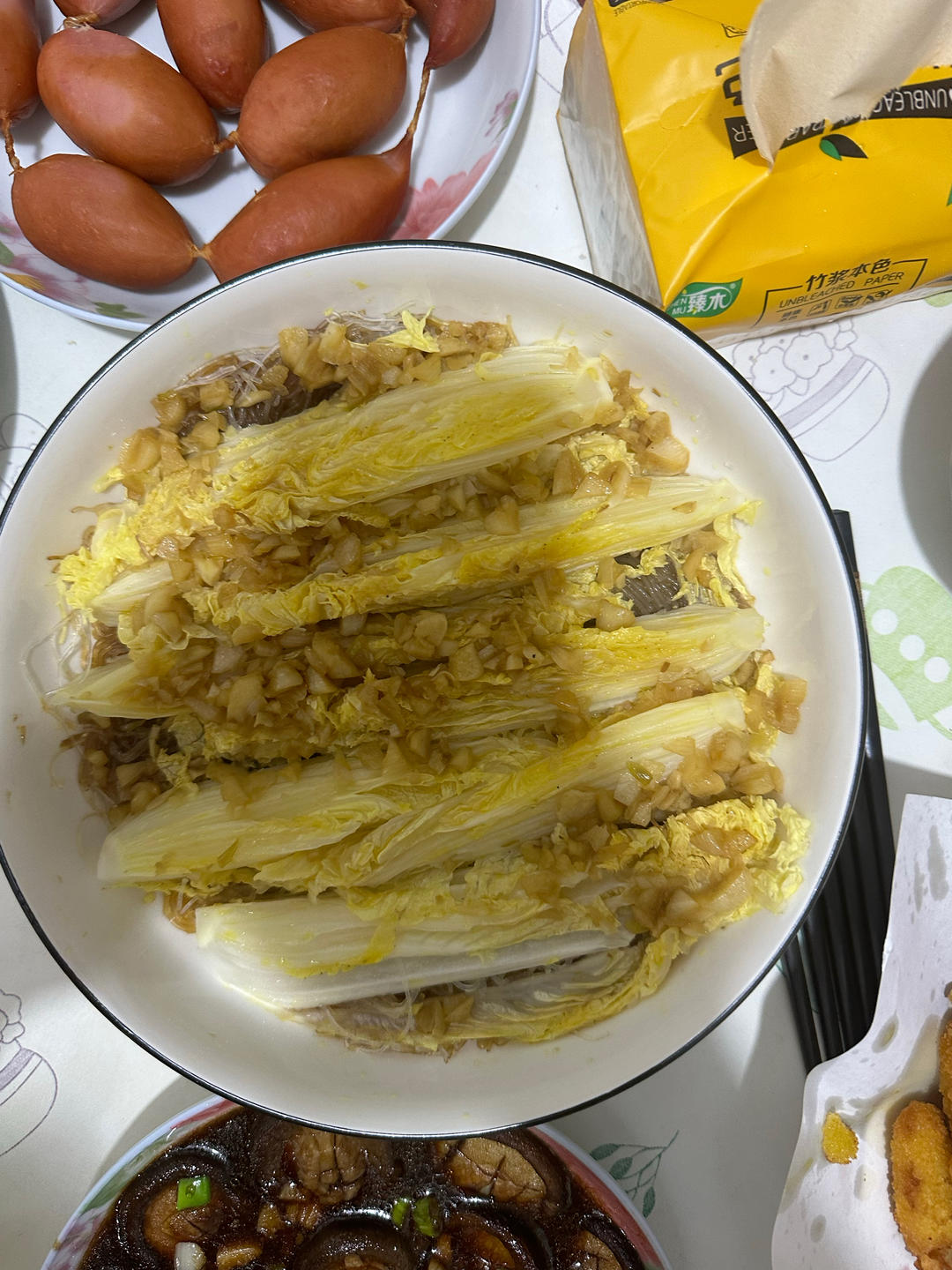 蒜蓉粉丝娃娃菜