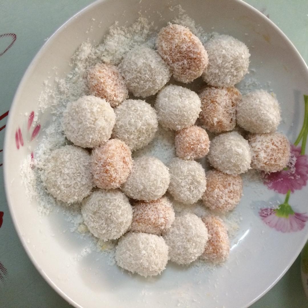 南瓜糯米丸子