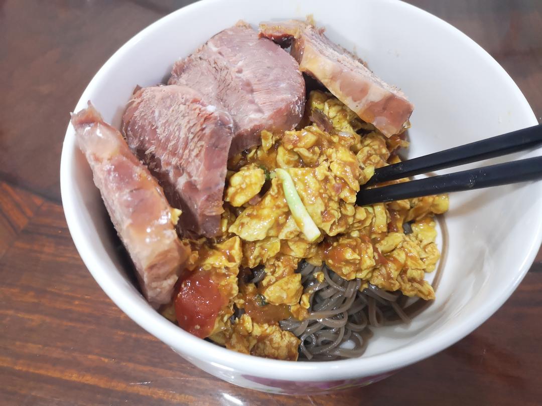 番茄鸡蛋荞麦面