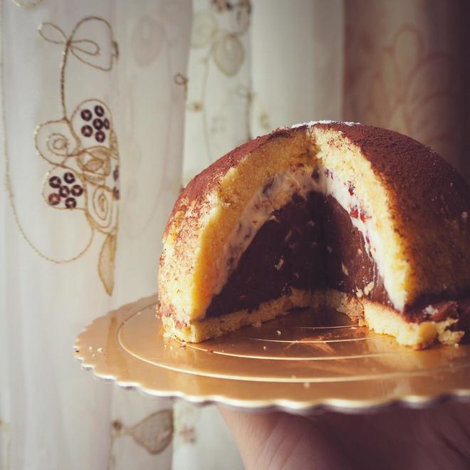 百变帽子蛋糕/夹心磅蛋糕 ズッケット(Zuccotto)的做法