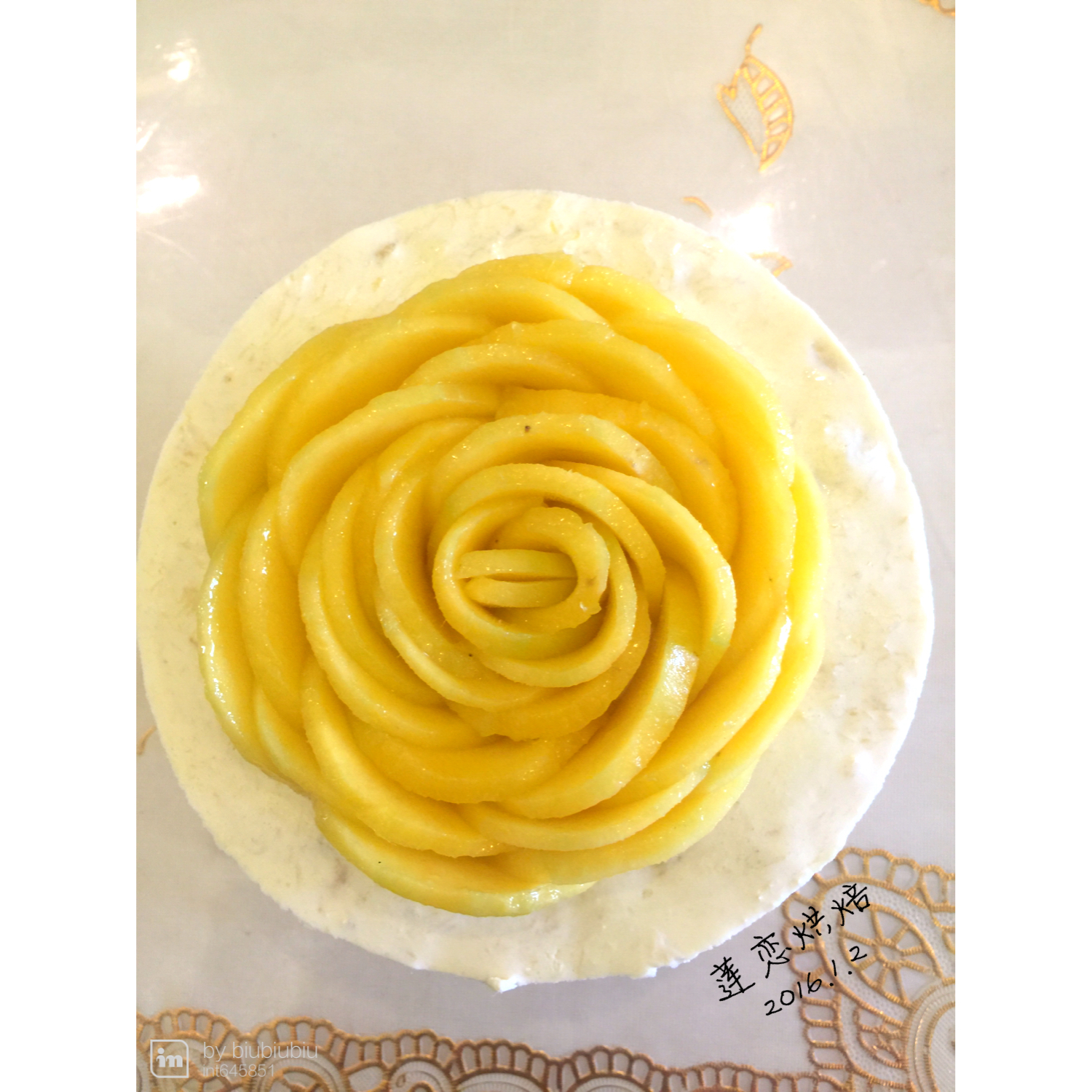 《Tinrry下午茶》教你做芒果流心慕斯（6寸配方）