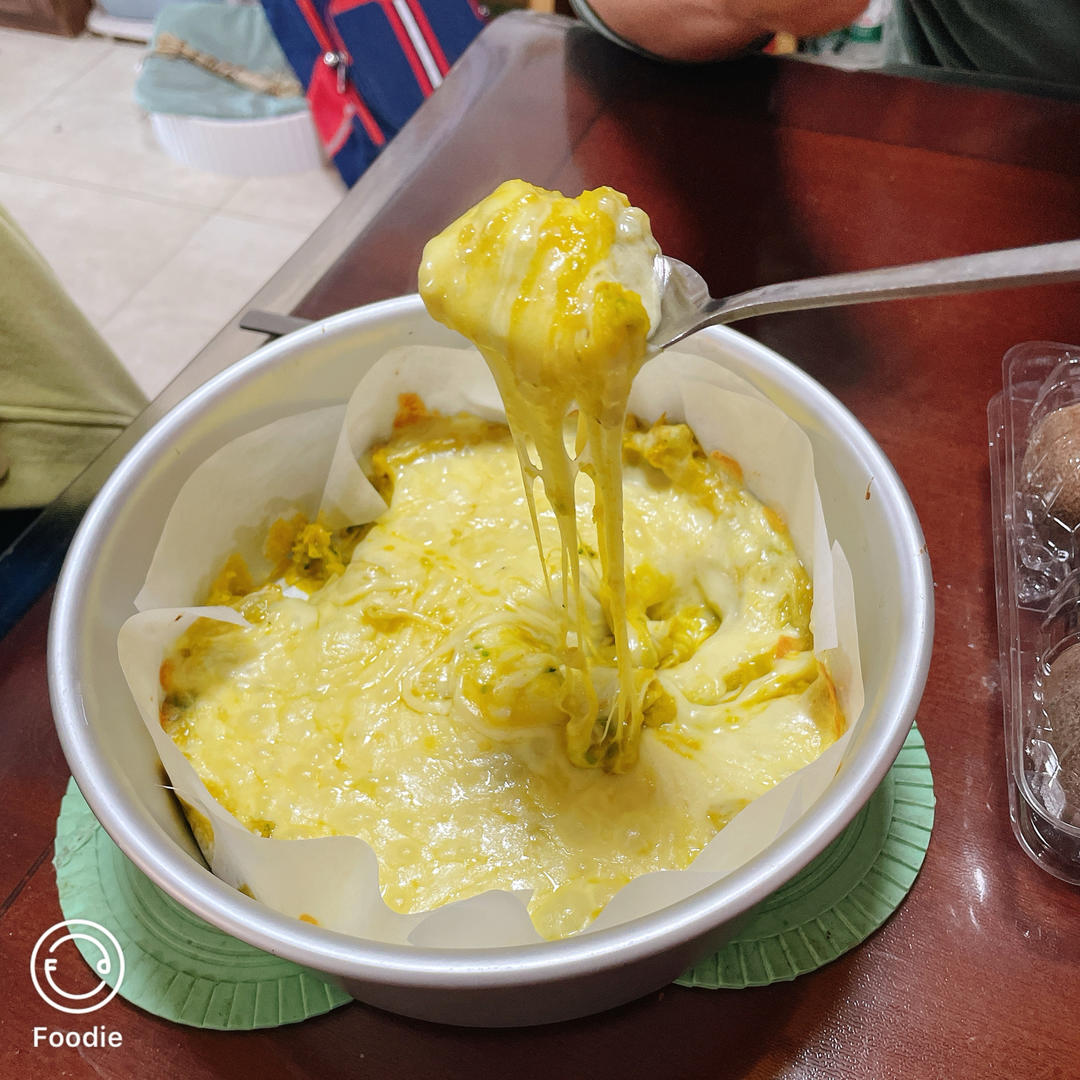 奶香浓郁芝士焗南瓜（简单零失误）