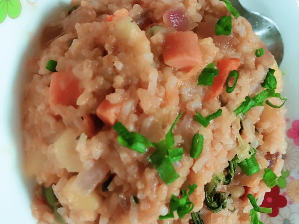 懒人版，电饭煲焖饭