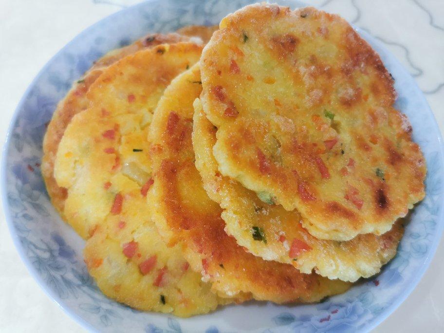 有颜有料的蔬菜土豆饼