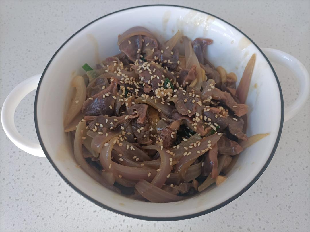 爆炒鸭胗