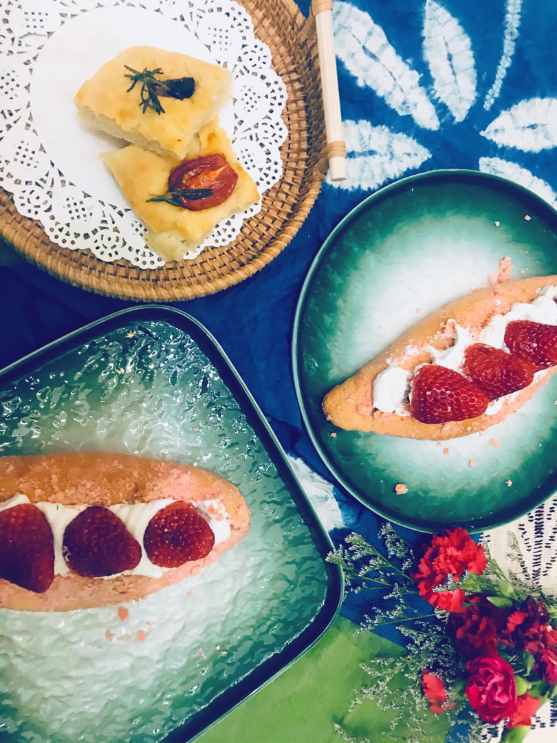 美善品复刻奈雪—草莓魔法棒