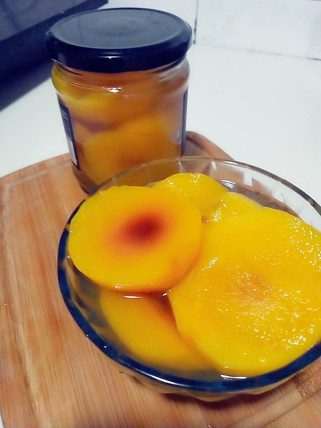 简单易学的黄桃罐头