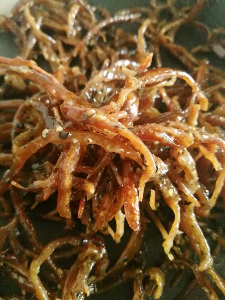 蜂蜜黄油鱿鱼丝（夏の下酒菜）
