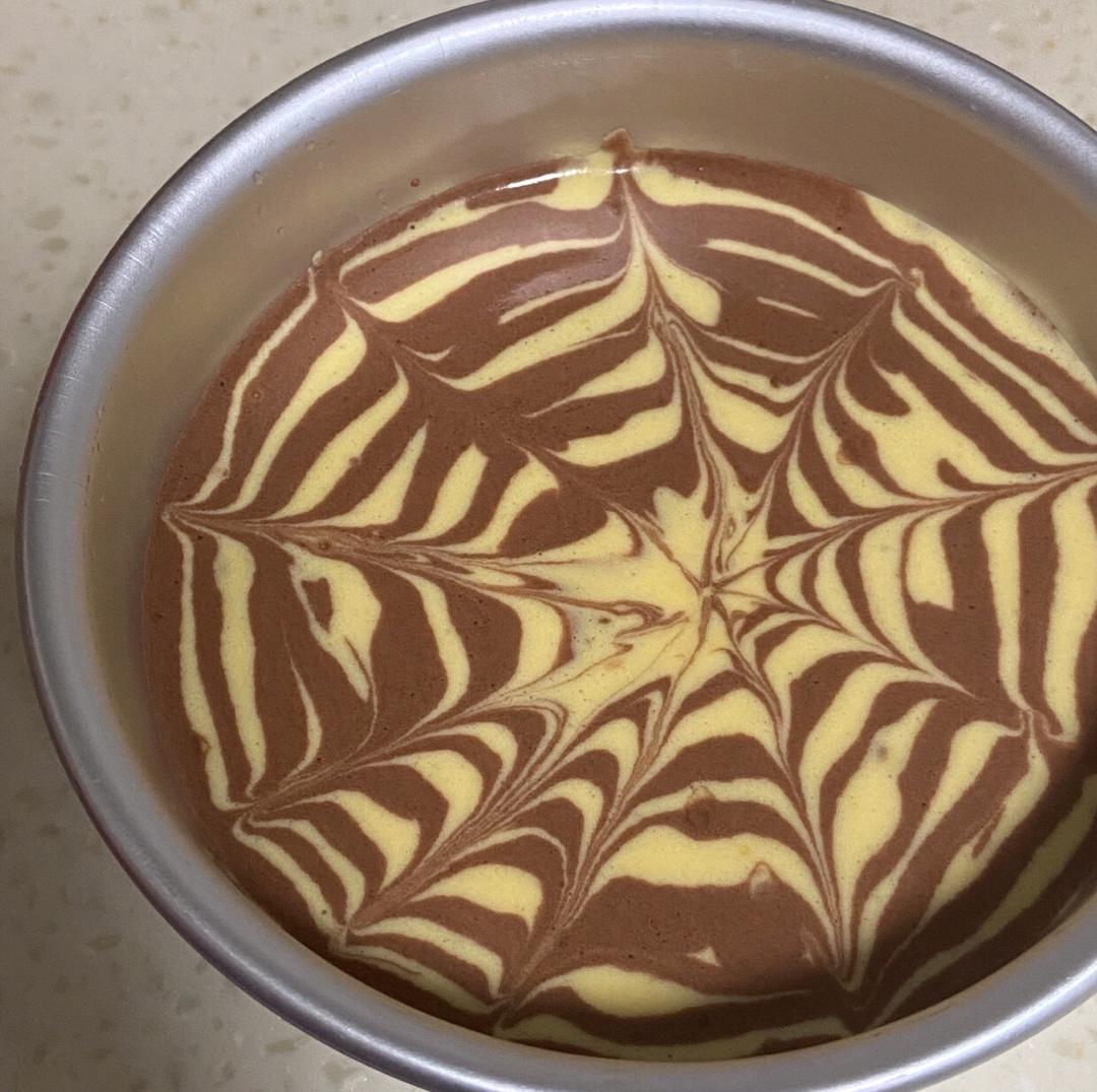 漂亮 斑马纹戚风蛋糕